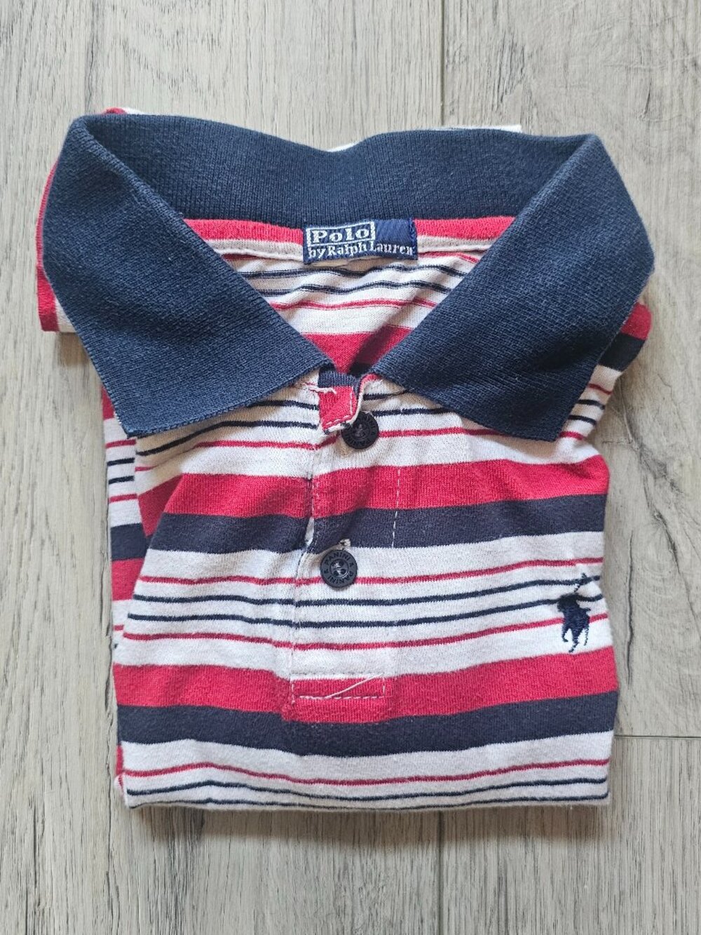 Vintage Polo Ralph Lauren Striped Short Sleeve Polo Shirt • Size XS - Picture 7 of 7